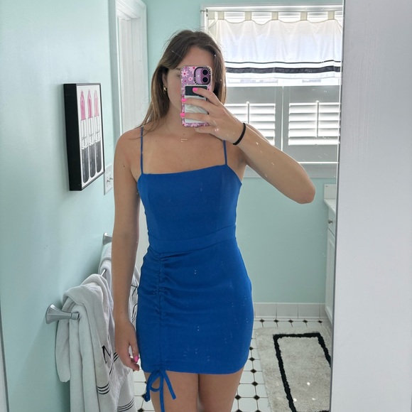 superdown Dresses & Skirts - Superdown Vibrant Blue Mini Dress